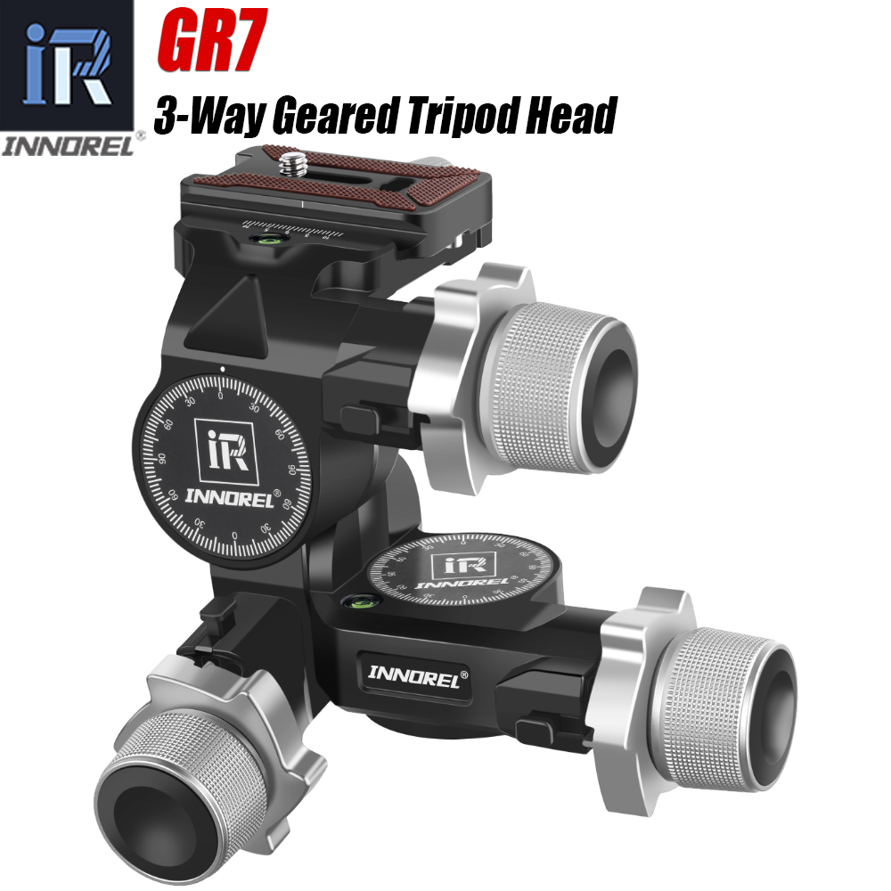 Photography Gear - Głowica statywu 3-kierunkowa z przekładnią, wykonana