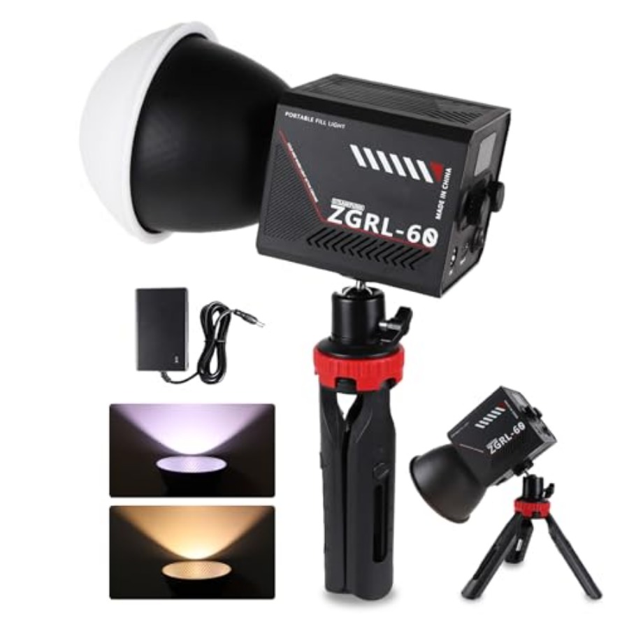 Photography Videos Free - Przenośna lampa wideo LED COB 60W