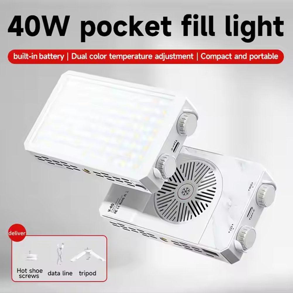Photography Videos Free - Konfigurowalna lampa LED do kamery 40W,