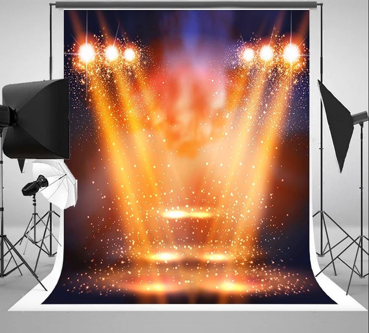 DJ złota scena led bokeh neono – Photography Awards recenzja i cena