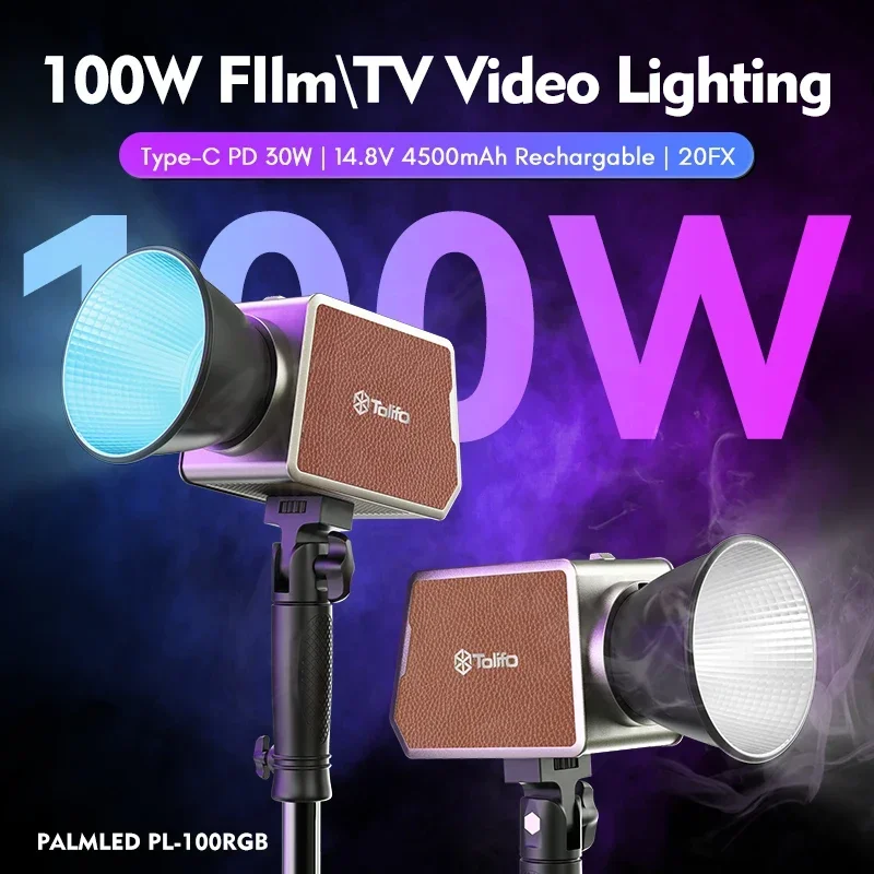 TOLIFO PL-100B 100W RGB LED La – Photography Videos Free recenzja i cena