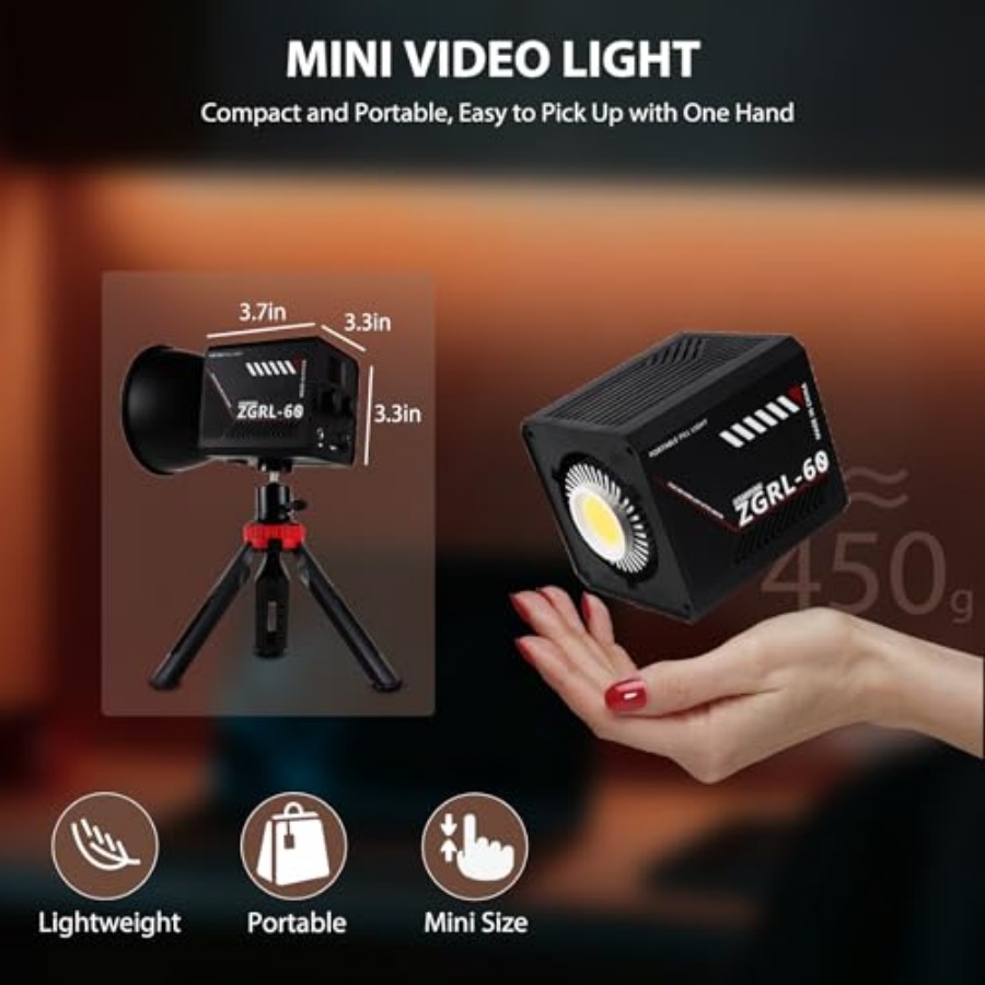 Przenośna lampa wideo LED COB  – Photography Videos Free recenzja i cena