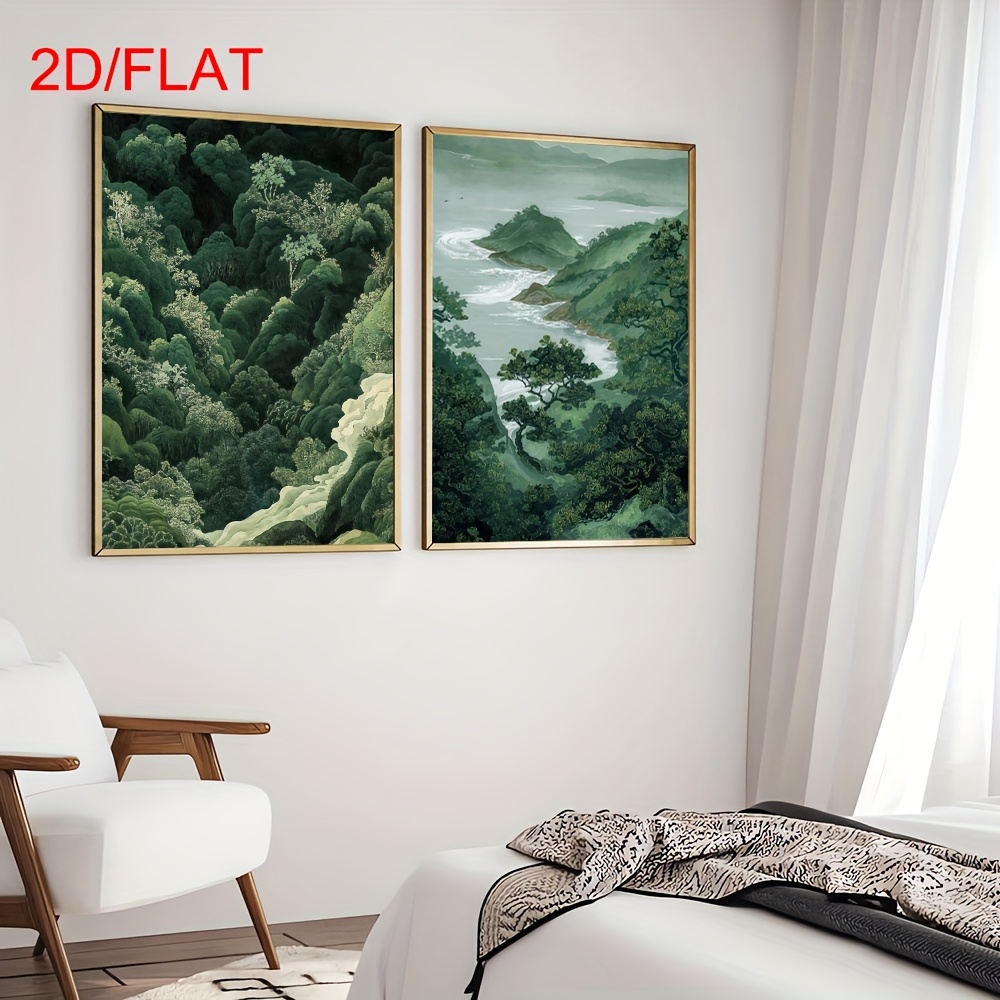 2 szt. Nowoczesne zielone obra – Photography Design recenzja i cena