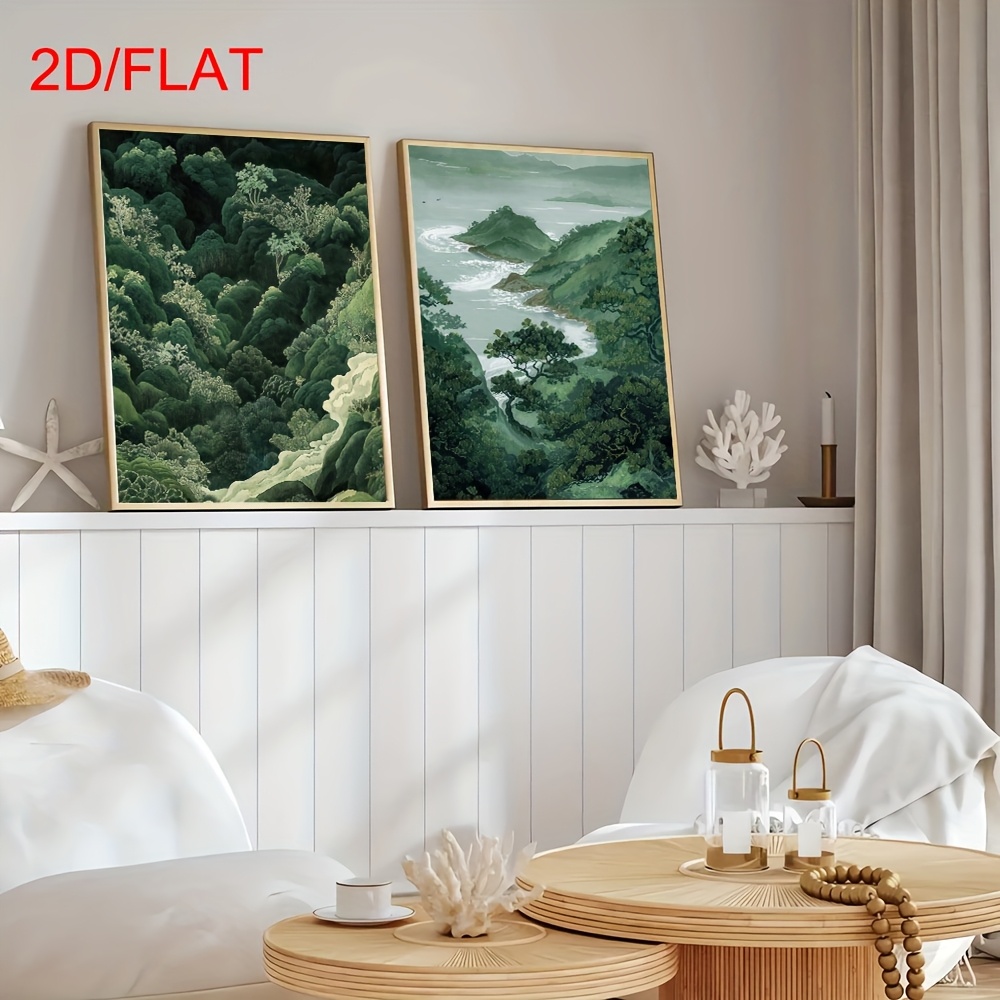 2 szt. Nowoczesne zielone obra – Photography Design recenzja i cena